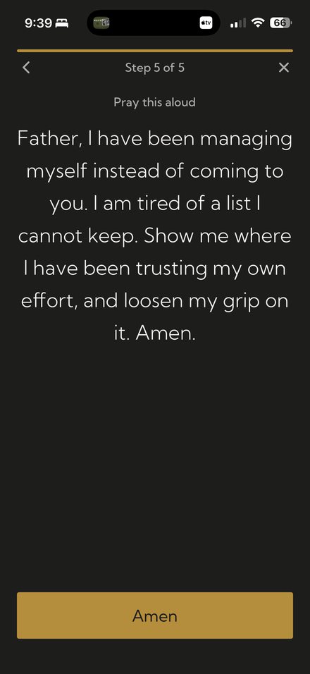 Christchurch Miami app — step 5, Pray